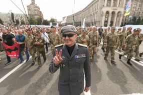 March of Defenders of Ukraine in Kyiv