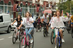 Bicycle race to the Independence Day of Ukraine in Chernihiv