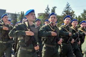 Парад ко Дню Независимости Украины в Запорожье