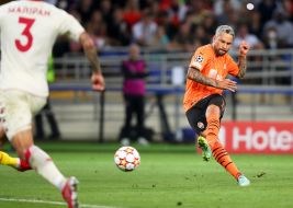 Game moment of the match