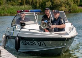 Water police boat