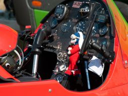 Amulet in the cabin of the autogyro