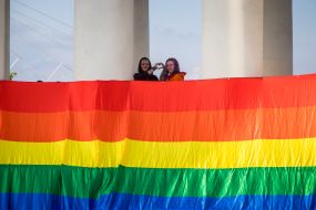 Participants in the LGBT Pride March