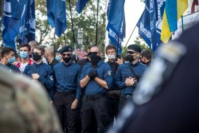 Representatives of the organization "Traditions and order" went against the action of representatives of LGBT "Pride procession"