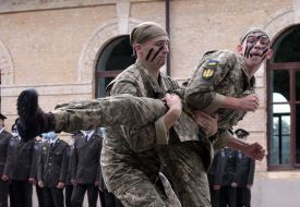 Lyceum students of the Ivan Bohun Kyiv Military Lyceum