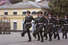 Lyceum students of the Ivan Bohun Kyiv Military Lyceum