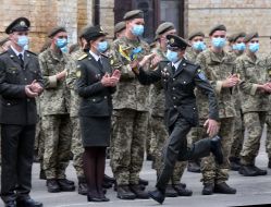 Lyceum students of the Ivan Bohun Kyiv Military Lyceum