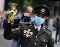 Lyceum students of the Ivan Bohun Kyiv Military Lyceum