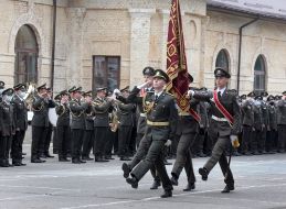 Lyceum students of the Ivan Bohun Kyiv Military Lyceum