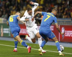 Soccer. Ukraine-France