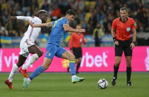 Soccer. Ukraine-France