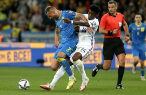 Soccer. Ukraine-France