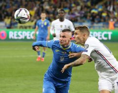 Soccer. Ukraine-France