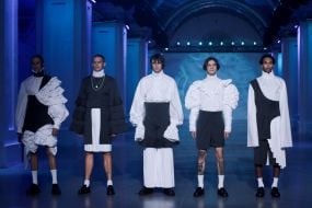 Demonstration of the collection of winners of the contest of young designers "Look into the future"