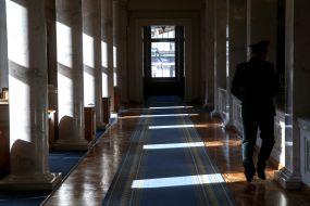 The corridors of the Verkhovna Rada of Ukraine