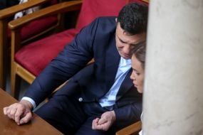 Mykola Tyshchenko and Natalia Korolevska