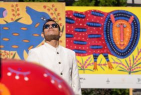 Art platform based on paintings by Maria Primachenko near the President's Office