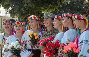 Participants in the celebration of Tanker Day