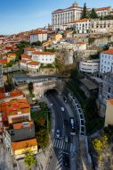Вид на район Рибейра с моста Дона Луиша І в Порту