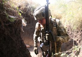 Ukrainian serviceman