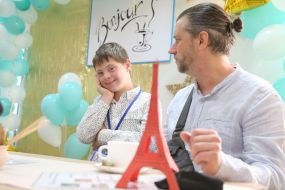 Opening of the social children's cafe "Bonne journée"