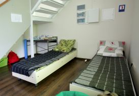 Rest room for the helicopter crew