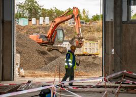 A new complex for waste processing at the landfill for household waste
