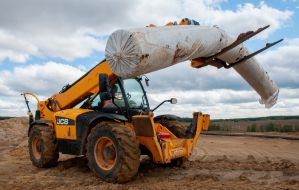 A new complex for waste processing at the landfill for household waste