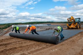 A new complex for waste processing at the landfill for household waste