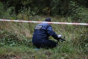 Investigative actions at the site of the shelling of Serhiy Shefir's car