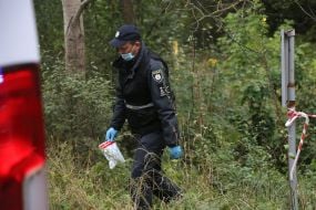 Investigative actions at the site of the shelling of Serhiy Shefir's car