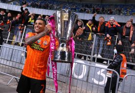 Dodo with the Super Cup of Ukraine