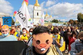 Participants of the Climate March