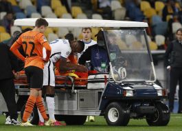 Lassina Traore was injured