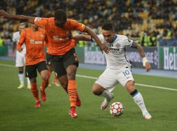 Soccer. FC Shakhtar (Donetsk) and FC Inter (Milan, Italy)