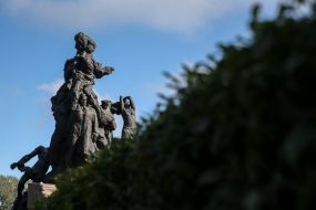 The monument in Babi Yar