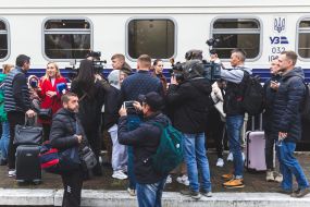 Deputies from the "Servant of the People" arrived in Truskavets for the party congress