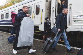 Deputies from the "Servant of the People" arrived in Truskavets for the party congress