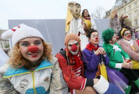 Carnival procession on the occasion of the opening of the theater festival "Golden Lion - 2021"