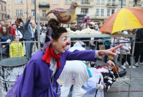 Carnival procession on the occasion of the opening of the theater festival "Golden Lion - 2021"