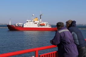 Ледокол James Clark Ross прибыл в порт Одессы