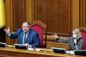 Ruslan Stefanchuk and Olena Kondratyuk