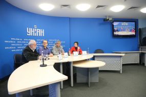 Yosyf Zisels, Eduard Andryushchenko, Vakhtang Kipiani and Halyna Padalko