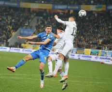 Football. Ukraine - Bosnia and Herzegovina