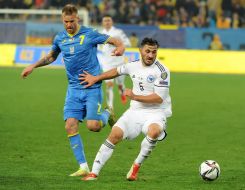 Football. Ukraine - Bosnia and Herzegovina