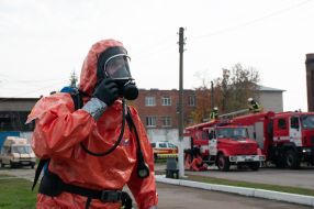 Тренинг по ликвидациям чрезвычайных ситуаций, связанных с опасными химическими веществами