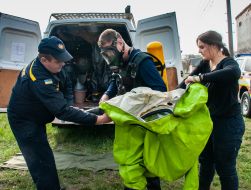 Тренинг по ликвидациям чрезвычайных ситуаций, связанных с опасными химическими веществами