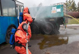 Тренинг по ликвидациям чрезвычайных ситуаций, связанных с опасными химическими веществами