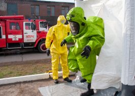 Тренинг по ликвидациям чрезвычайных ситуаций, связанных с опасными химическими веществами
