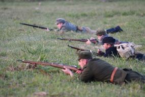 Military-historical reconstruction of the battle of the Ukrainian Insurgent Army against the internal troops of the NKVD